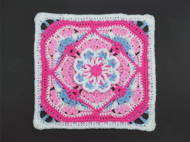 Floral Afghan Motif 74