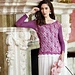 #11 Lace and Cable Pullover pattern 