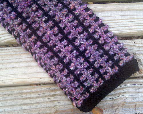 Ravelry: Hash Marks Scarf pattern by Sarah Burton
