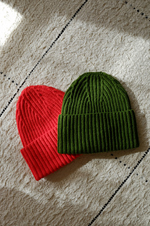 Left: pointy finish. Right: flatter tip.