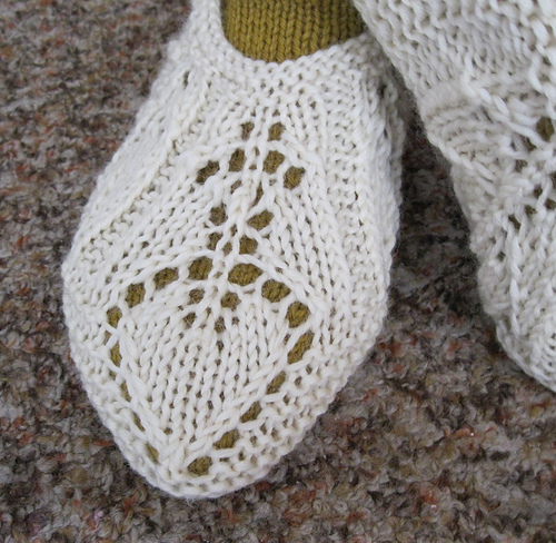 Leaf-patterned Slippers リーフ柄ルームシューズ 다른 모습 2