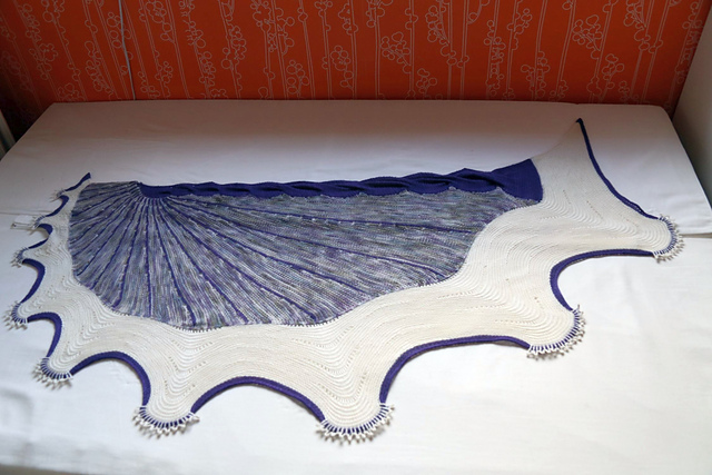 the doodler shawl