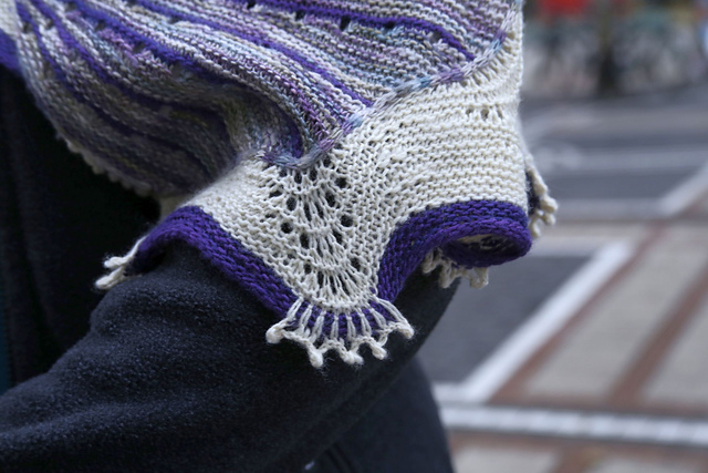 the doodler shawl
