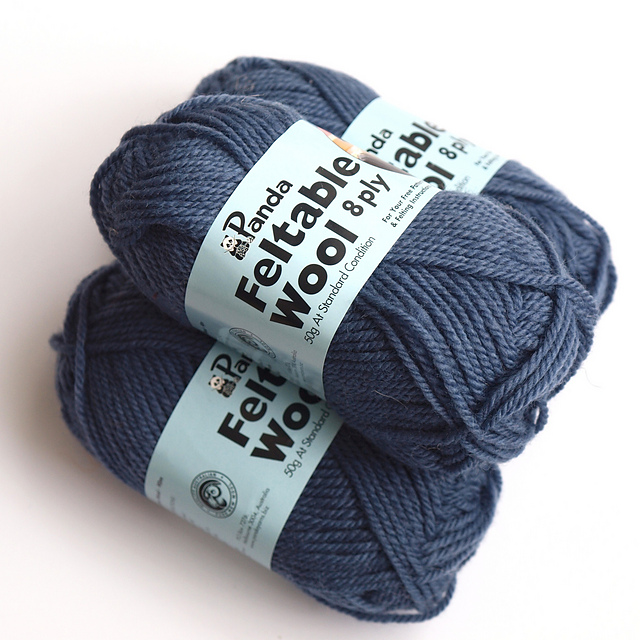 Ravelry Panda Feltable Wool 8ply