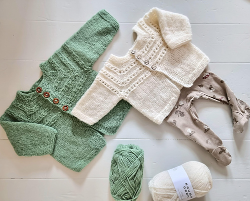 Lamull babyjakke - Vivian Aas