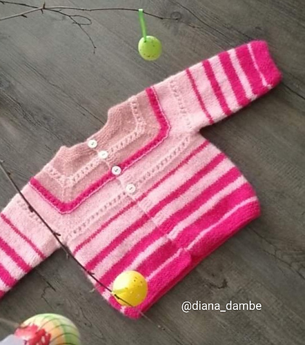 Lamull babyjakke - Vivian Aas
