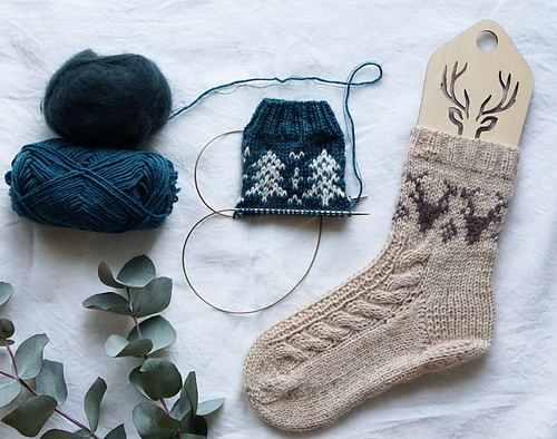 Julemorgen sokker - Vivian Aas