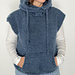 Streetwear Hoodie Vest pattern
