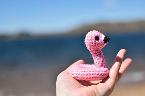 Mini Flamingo Floatie Amigurumi photo 3