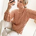 Pink Cosmos Sweater pattern 