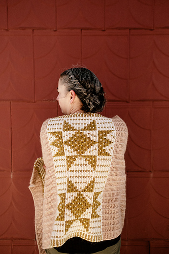 Ravelry: Crystal Star Wrap pattern by Jen Peck