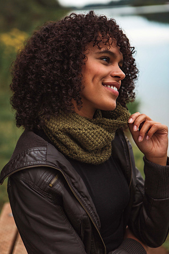 Spiral Tunisian Cowl photo 7