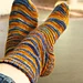 Picot Edge Socks pattern 