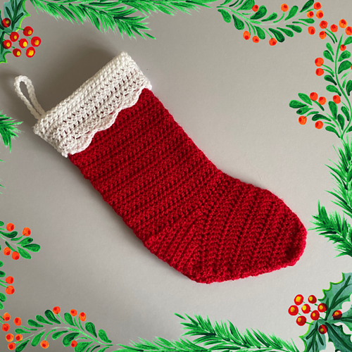 Crochet Christmas Stocking photo 2