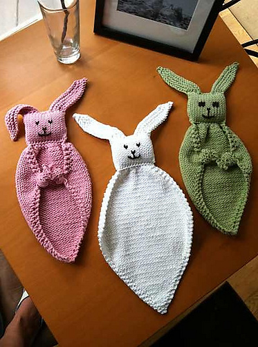 Bunny Blanket Buddy (Knit) #50722 photo 4