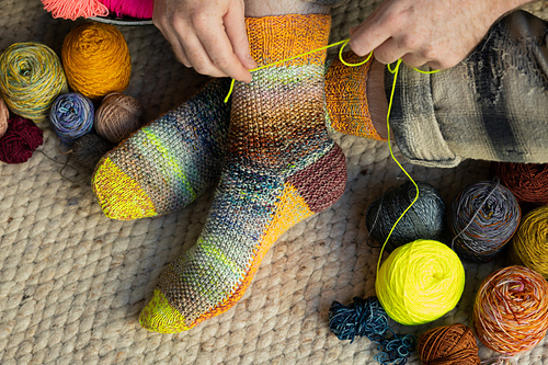 Magic Socks Pattern Ravelry: Marled Magic Socks pattern by Stephen West