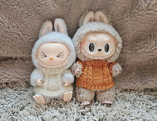 Cozy Cable Labubu Sweater