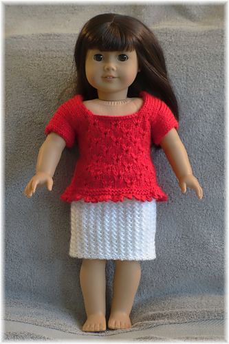 Ravelry: American Girl Top and Herringbone Skirt pattern by Linda ...