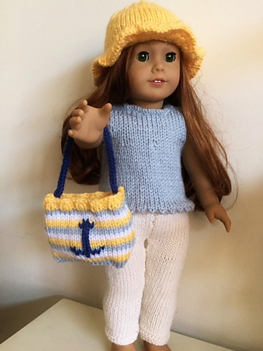 Tote bag for 18" doll photo 2