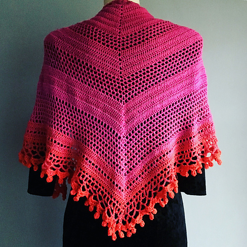Pom Pom Happiness Shawl photo 4