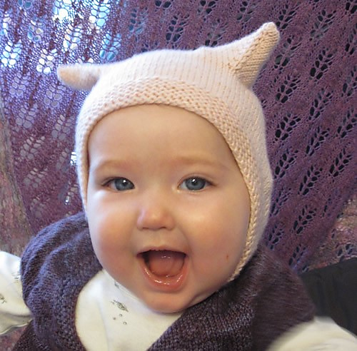 Heirloom Baby Bonnet - With Ears - Keri Williams