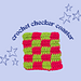 crochet checker coaster pattern