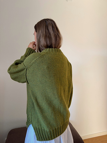 Reversert Genser O-Neck - Wool & Beyond