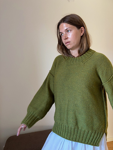 Reversert Genser O-Neck - Wool & Beyond