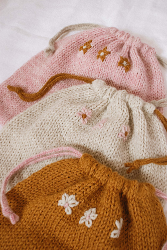 Dahlia Drawstring Bags photo 11