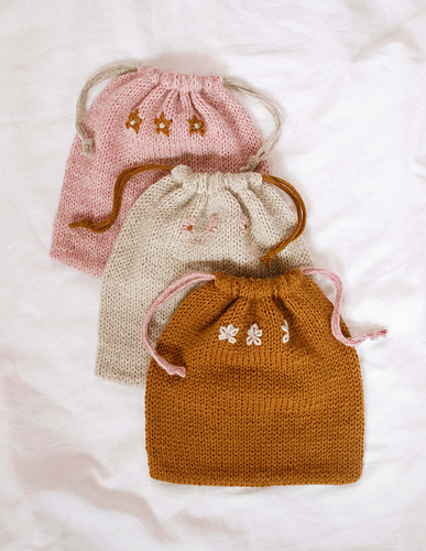 Dahlia Drawstring Bags photo 10
