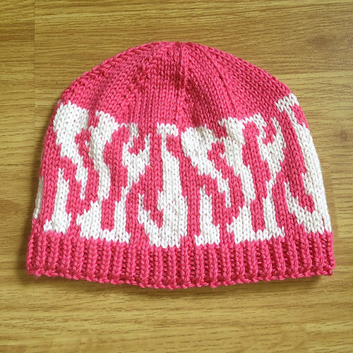 Ravelry Tiger Stripe Knit Hat pattern by WoollyRhinoCrafts