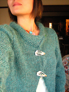 jawbreaker cardigan remix - cool seashell buttons!