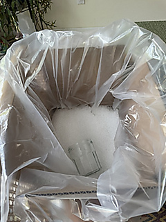 Big box of Poly Pellets for creating bean bags