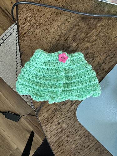 10" Doll Wrap Skirt photo 5