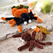 Halloween Pumpkin Spiders pattern