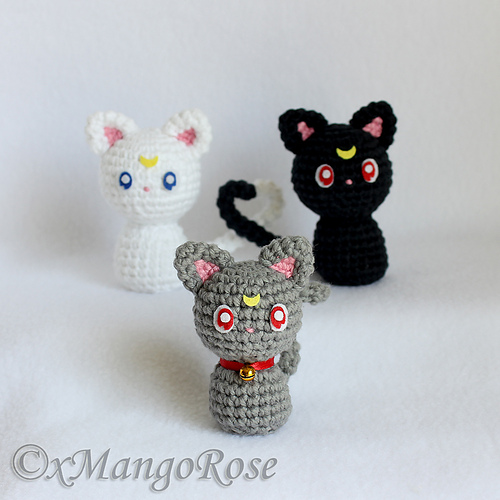 Luna Artemis Diana - Sailor Moon Cat - xMangoRose
