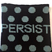 Persist Cowl with Polka Dots pattern 