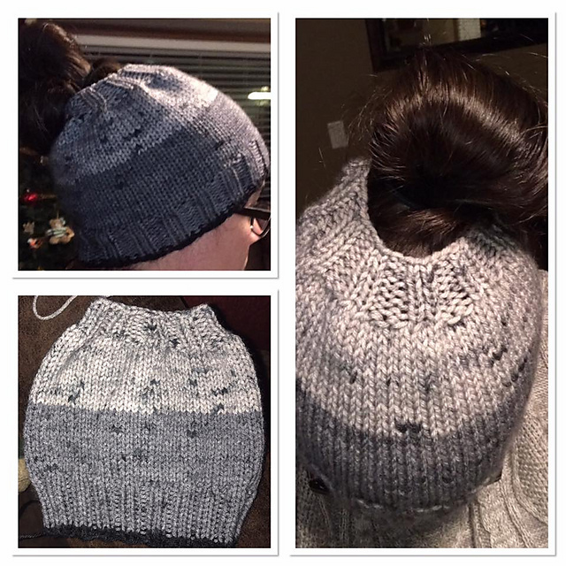 Ravelry Ponytail And Messy Bun Hat Pattern By Erin N Walter Ravelry Ponytail And Messy Bun Hat Pattern By Erin N Walter