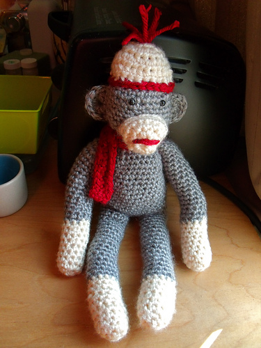 Sock Monkey and Baby Hat photo 3