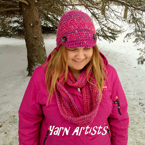 Quick & Easy Chunky Hat and Cowl Set photo 1