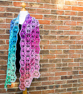 Ravelry: Star Flower Wrap pattern by Sharon Carter