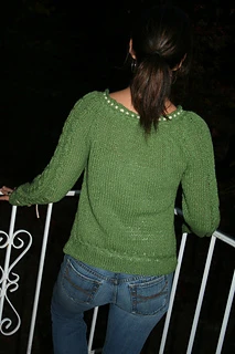 Loop-d-Loop Peasant Top Back