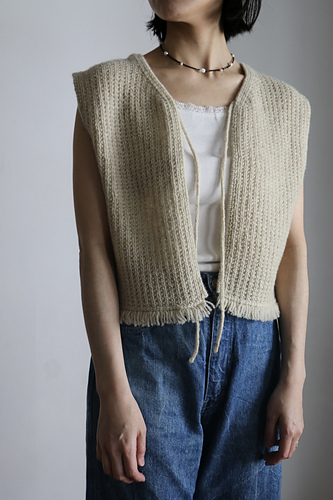 Italian Yarn ベスト plage（プラージュ）の「Italian Yarn ベスト◇（ベスト）」 - WEAR