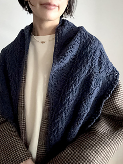 Sample 3: knitted with Ulysse, col. baleine bleue