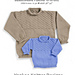 #28 Basketweave Pullover- Child & Adult Sweater pattern 