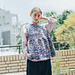 ペプラムラッフルベスト pattern 