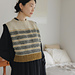 干し草のサイドリボンベスト pattern 