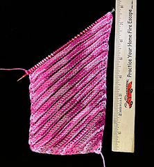 Strip is as tall as desired. Ready to work top corner