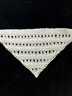Front side of triangle