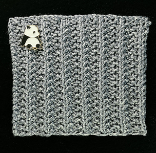 Whole swatch after blocking